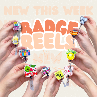 Fun and Practical: Our New Collection of Retractable Badge Reels!